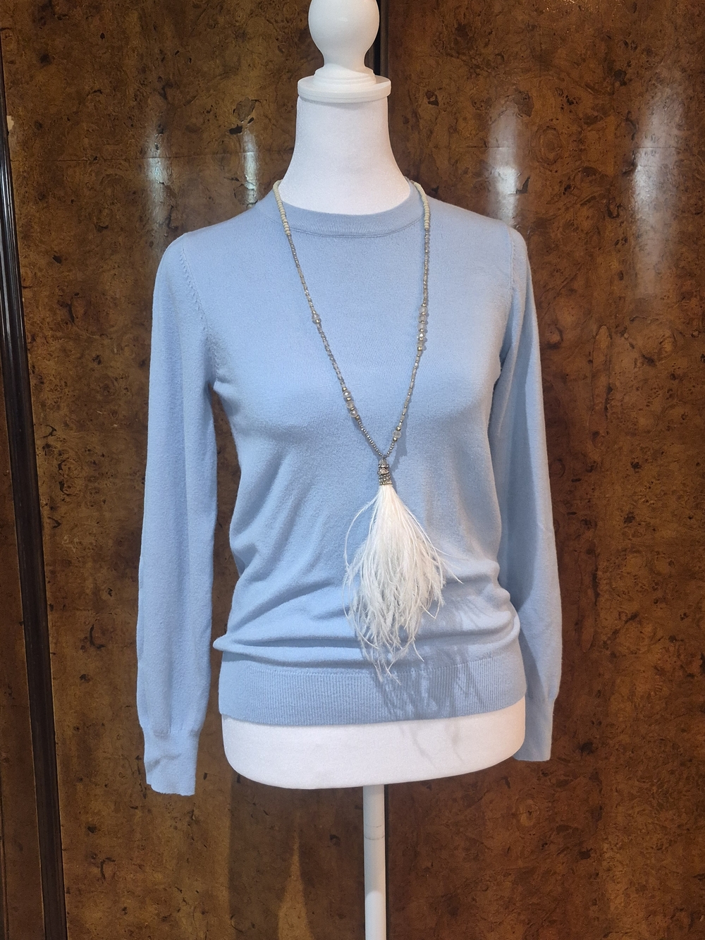 Pulse Boutique Light Blue Sweater – Size Small